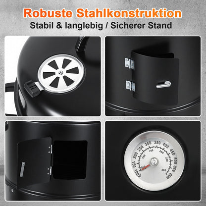 3 in 1 Smoker Smoking Oven 2 Levels | Bowlift