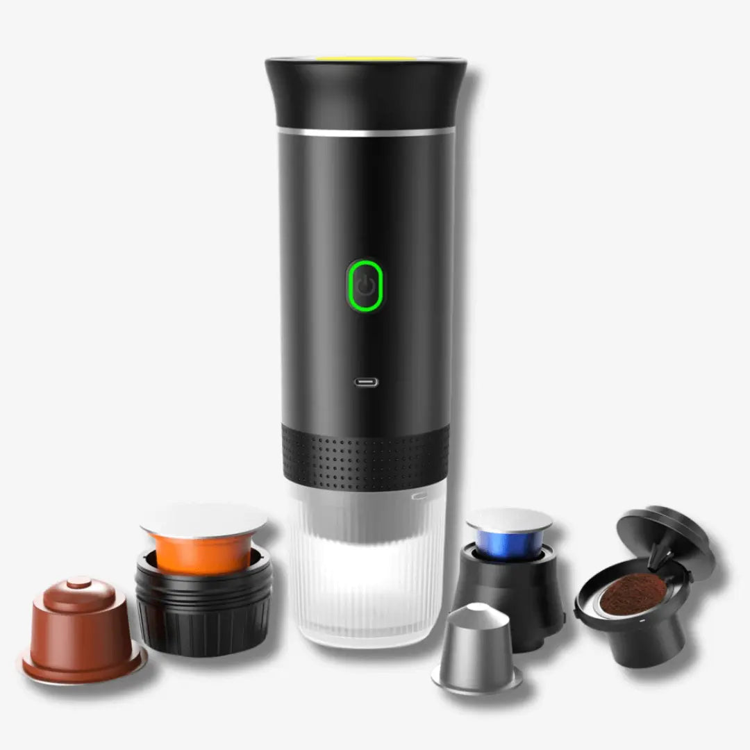 Skanto | EspressoGo – Portable Espresso Machine | USB Rechargeable Coffee Maker for Home, Office & Travel