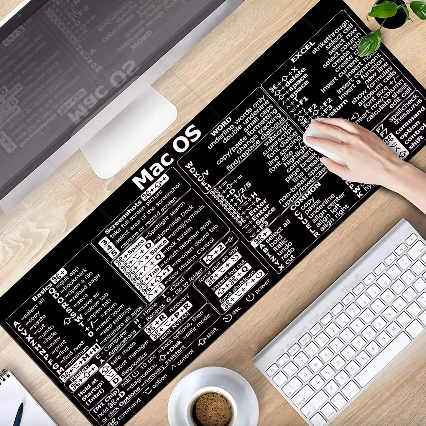 BowLift | Shortcut Keys Mouse Pad