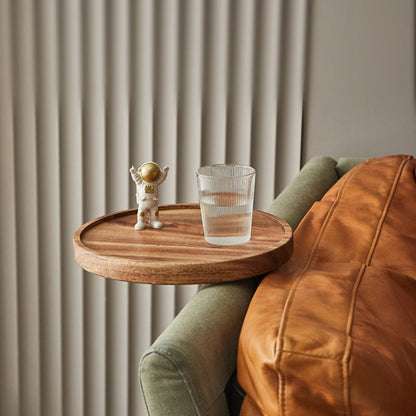Skanto | Nero - Adjustable Wooden Sofa Arm Tray | Modern Sofa Arm Table