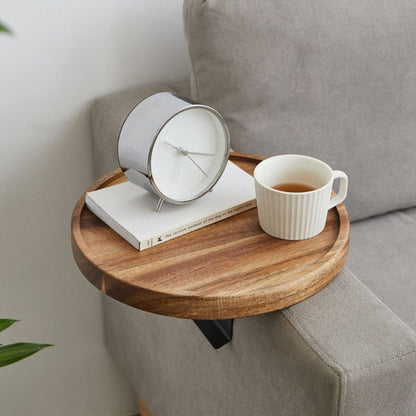 Skanto | Nero - Adjustable Wooden Sofa Arm Tray | Modern Sofa Arm Table
