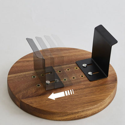 Skanto | Nero - Adjustable Wooden Sofa Arm Tray | Modern Sofa Arm Table