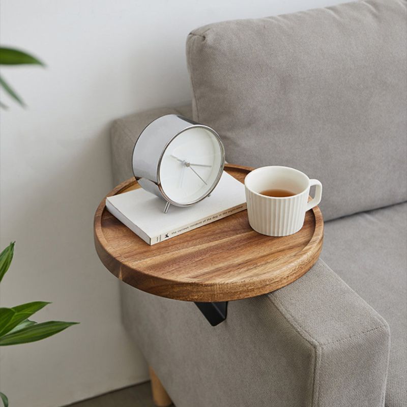 Skanto | Nero - Adjustable Wooden Sofa Arm Tray | Modern Sofa Arm Table