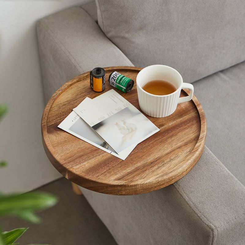 Skanto | Nero - Adjustable Wooden Sofa Arm Tray | Modern Sofa Arm Table