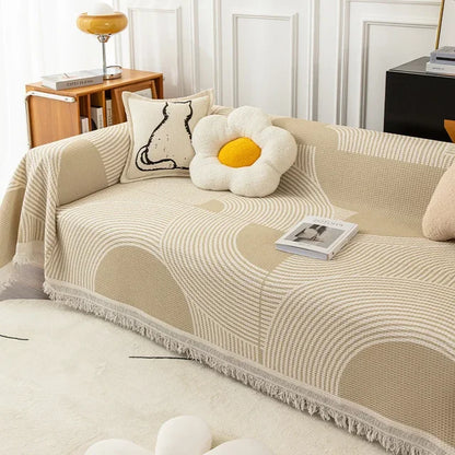 NordicNest - Sofa Cover with Tassels