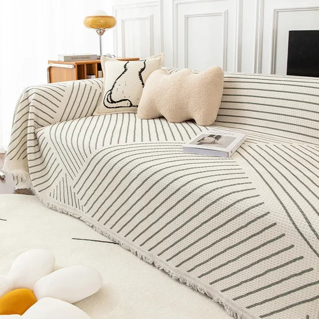 NordicNest - Sofa Cover with Tassels