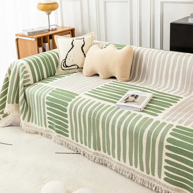 NordicNest - Sofa Cover with Tassels