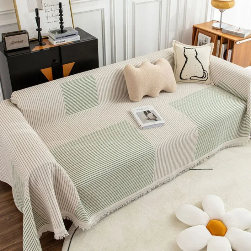 NordicNest - Sofa Cover with Tassels