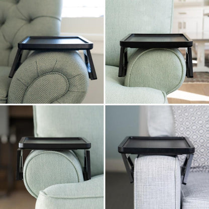 BowLift | SofaMate – Adjustable Sofa Arm Tray Table for Drinks, Snacks & Remote Control Storage