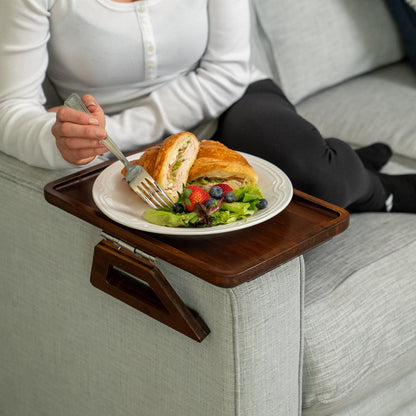 BowLift | SofaMate – Adjustable Sofa Arm Tray Table for Drinks, Snacks & Remote Control Storage