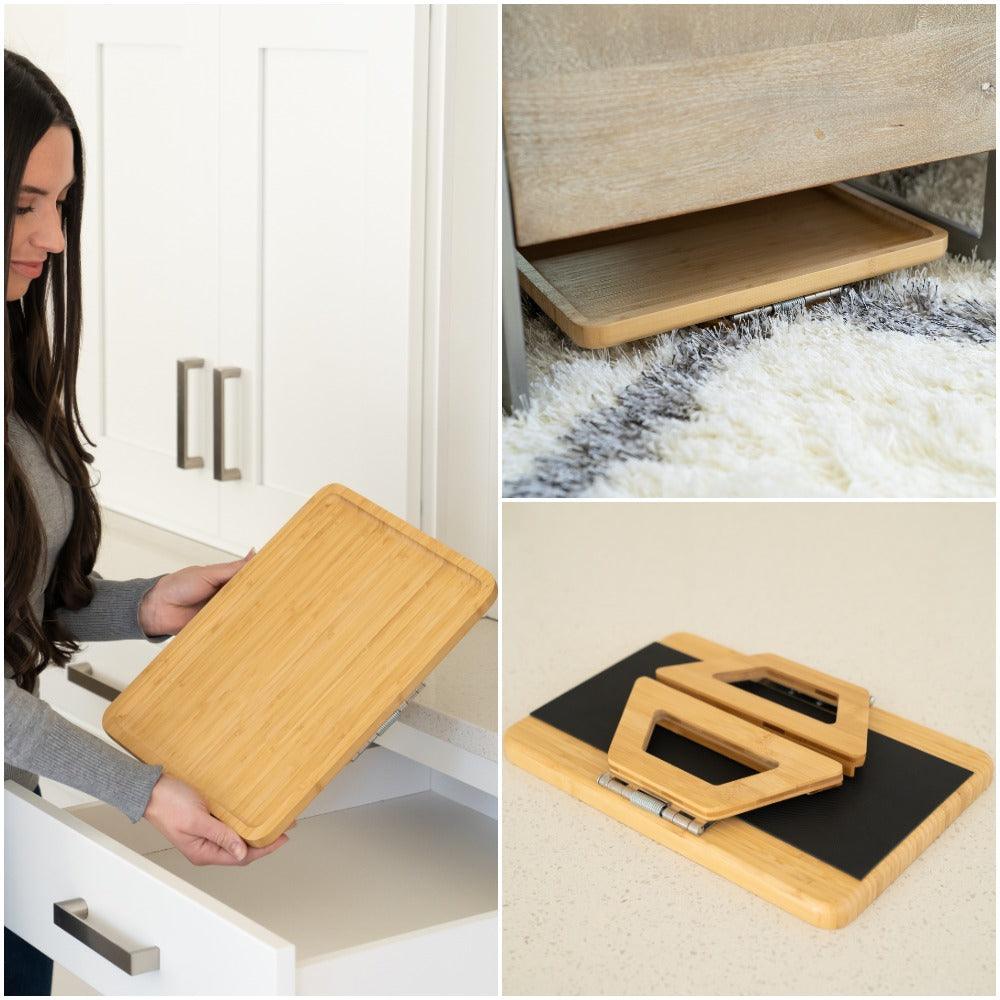BowLift | SofaMate – Adjustable Sofa Arm Tray Table for Drinks, Snacks & Remote Control Storage