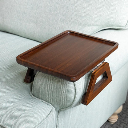 BowLift | SofaMate – Adjustable Sofa Arm Tray Table for Drinks, Snacks & Remote Control Storage