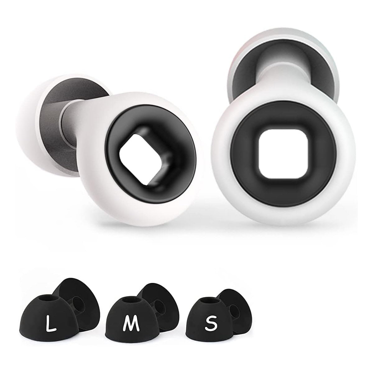 Soft silicone earplugs for noise reduction, silicone ear noise blockers for sleeping, noise sensitivity, air travel