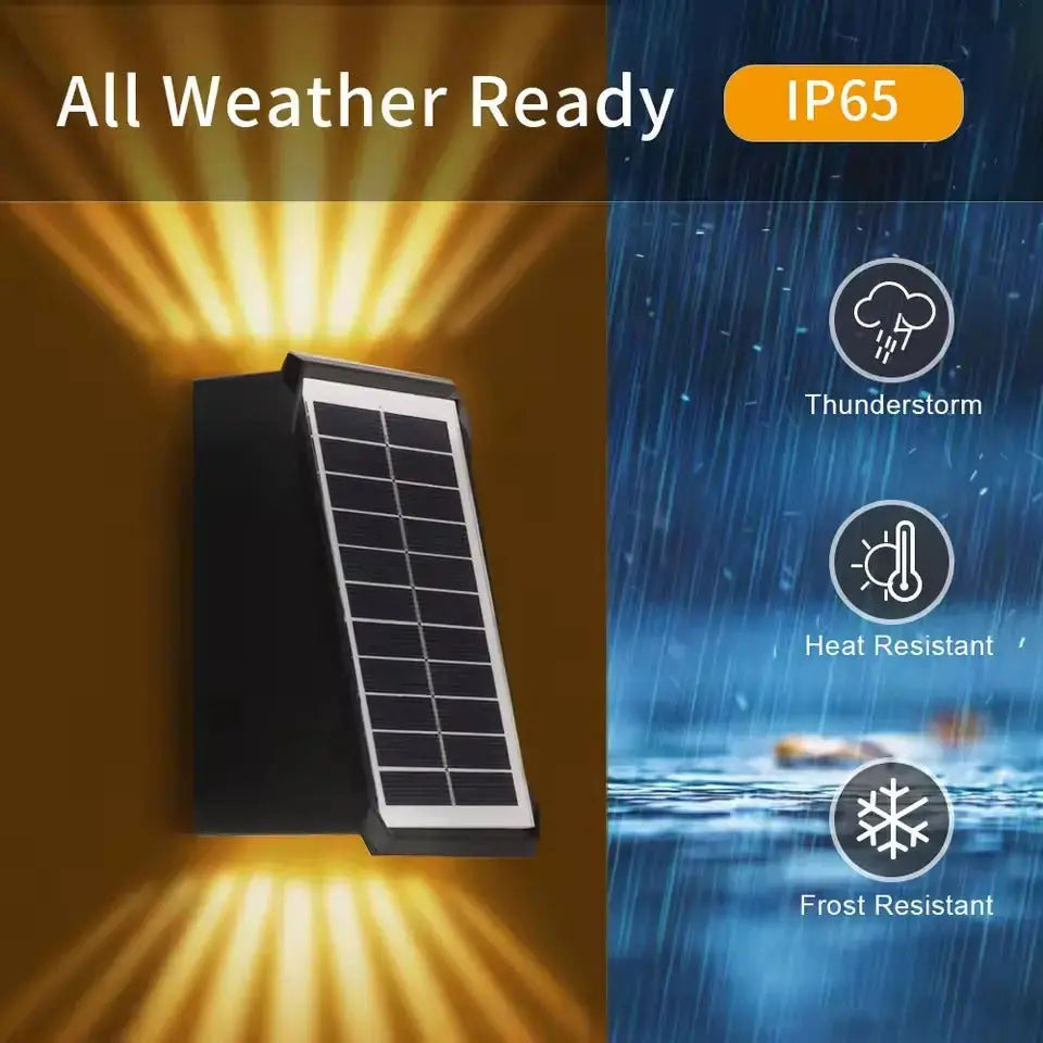 BowLift | Solar-LED-Wall light with color choice – Weatherproof & Atmospheric