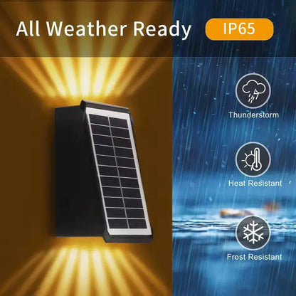 BowLift | Solar-LED-Wall light with color choice – Weatherproof & Atmospheric