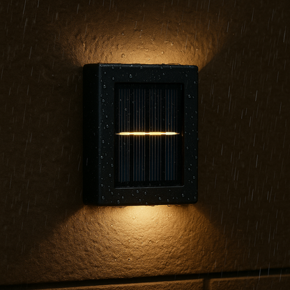 Brehn | SolarGlow Luxe Solar Wall Lamps – Wireless, Stylish & Ready For Hot Evenings