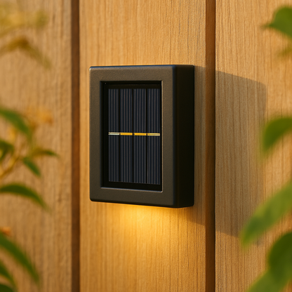 Brehn | SolarGlow Luxe Solar Wall Lamps – Wireless, Stylish & Ready For Hot Evenings
