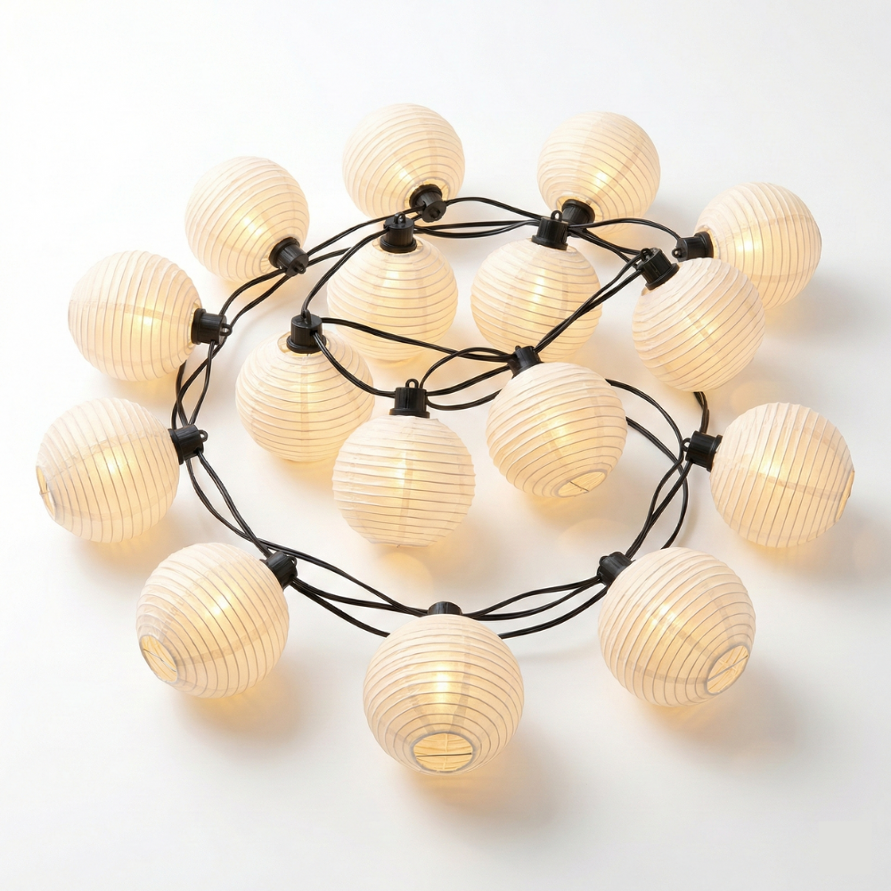 Solar Lantern Art Deco String Lights