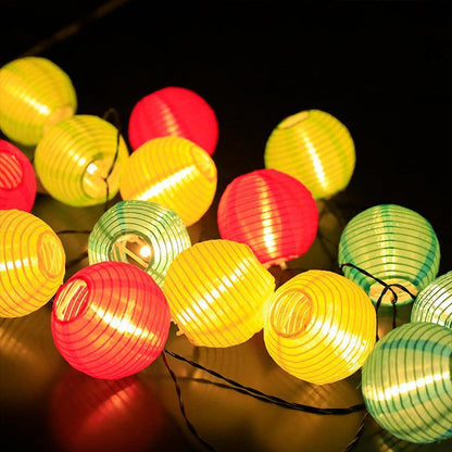 Solar Lantern Art Deco String Lights