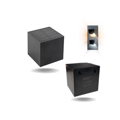 2 in 1 Solar Wall Light for Outdoors | Bowlift