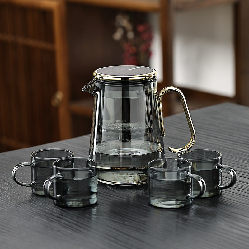 BowLift | Solara – Magnetic Glass Teapot with Precision Tea Release & Stainless Steel Filter (700ml)