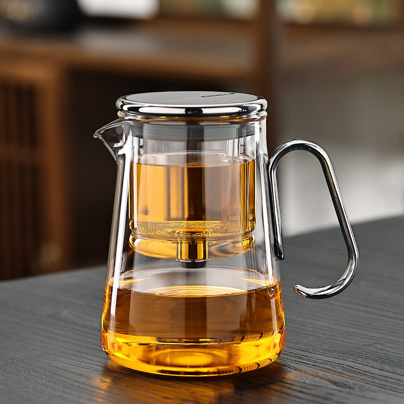 BowLift | Solara – Magnetic Glass Teapot with Precision Tea Release & Stainless Steel Filter (700ml)