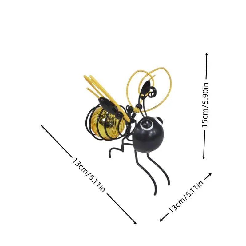 BowLift | Solar-powered Hanging Lamp "Bee" – Weatherproof LED Decoration for Garden & Balcony