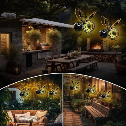 BowLift | Solar-powered Hanging Lamp "Bee" – Weatherproof LED Decoration for Garden & Balcony