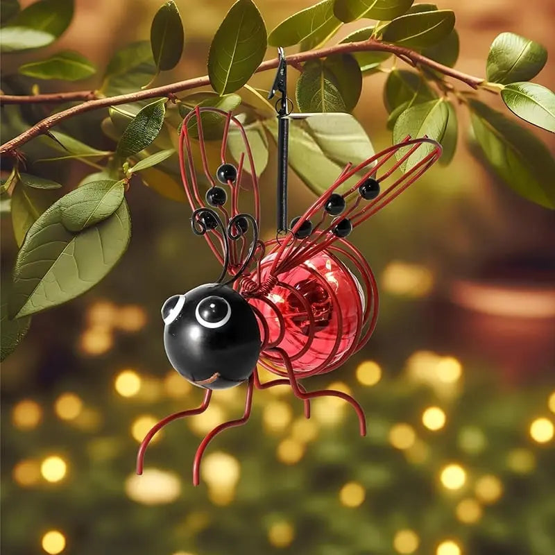 BowLift | Solar-powered Hanging Lamp "Bee" – Weatherproof LED Decoration for Garden & Balcony