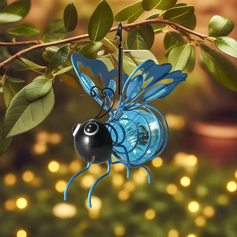 BowLift | Solar-powered Hanging Lamp "Bee" – Weatherproof LED Decoration for Garden & Balcony