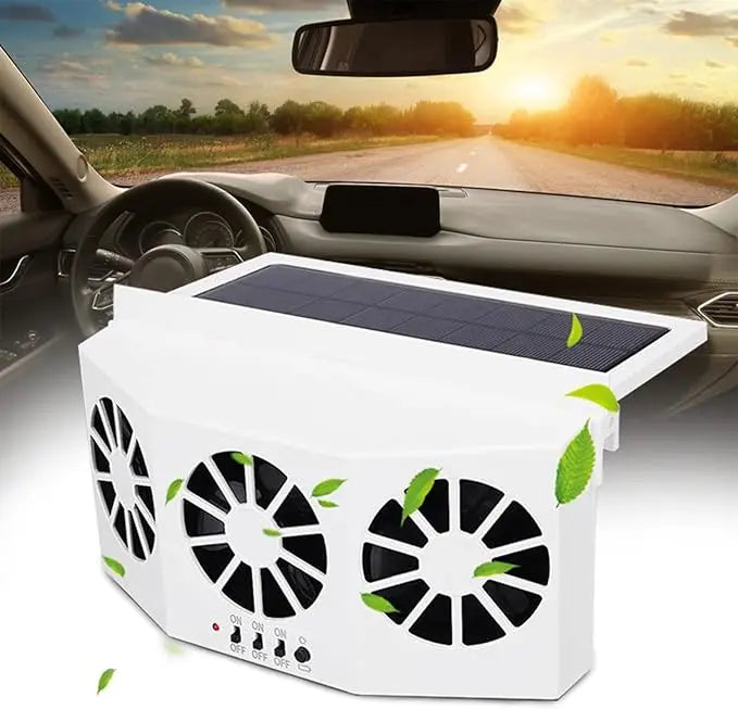 BowLift | Solar-powered Car Fan – Cordless & Compact