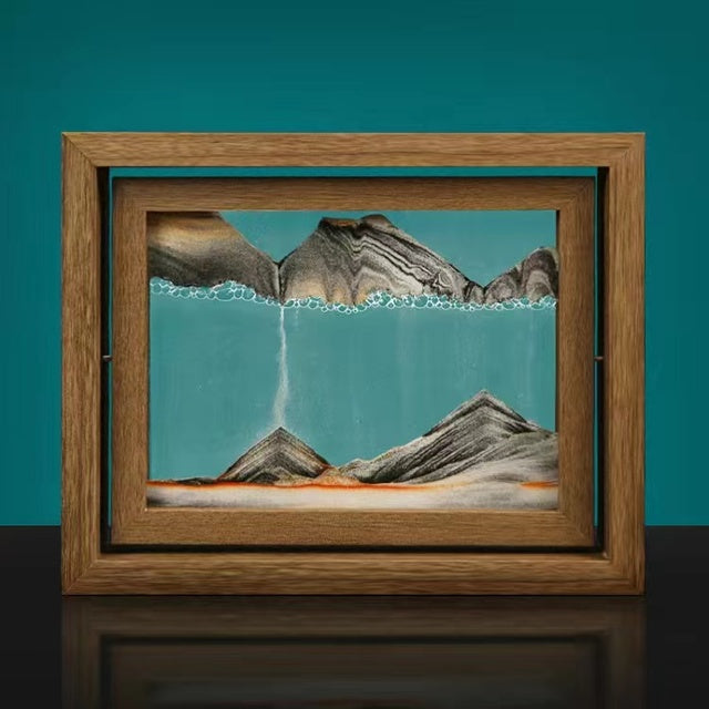 Skanto | Solid Wood 3D Rotating Sand Painting