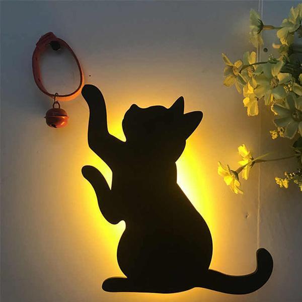 Sound-activated Cat Night Lamp | Karnz