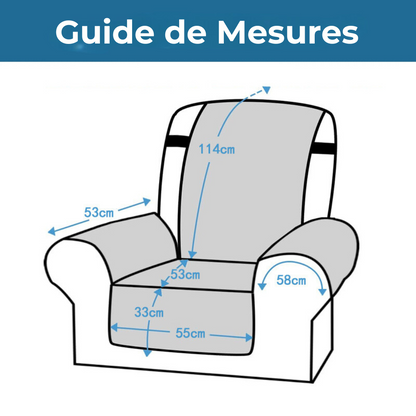 Skanto | Recliner Cover – Anti-Slip Protection & Premium Comfort