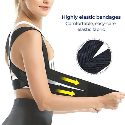 SpineAlign Posture Corrector | Adjustable Back Support for Pain Relief - Improve Posture, Reduce Neck, Shoulder & Sciatica Pain Bowlift
