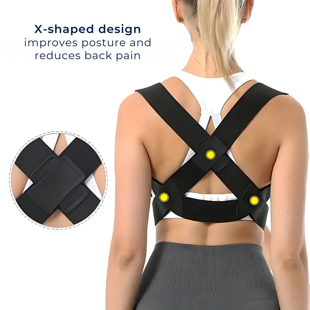 SpineAlign Posture Corrector | Adjustable Back Support for Pain Relief - Improve Posture, Reduce Neck, Shoulder & Sciatica Pain Bowlift