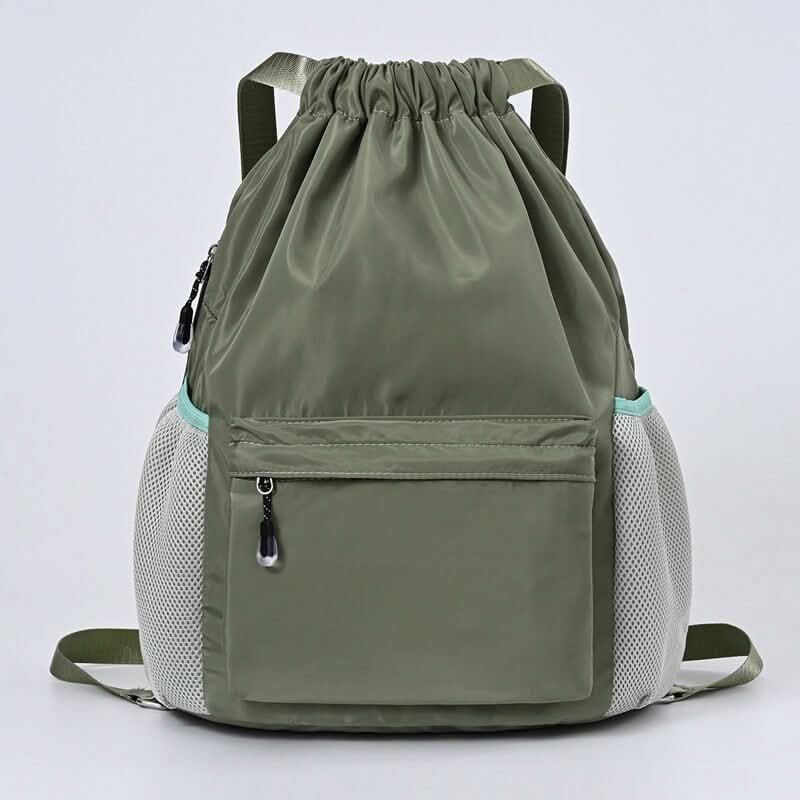 BowLift | Sporty Drawstring Backpack with Shoe Compartment & Pockets