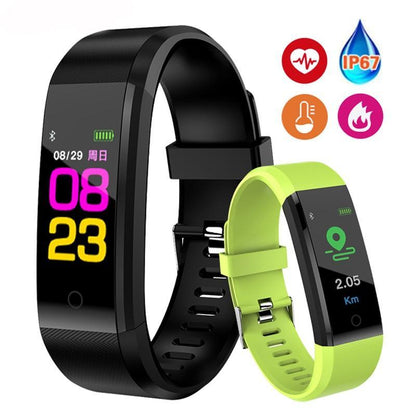 Skanto | Sport Smart Band Heart Rate Fitness Tracker Smart Bracelet Waterproof Smartband Blood Pressure Smart Bracelet Smart Watch Men