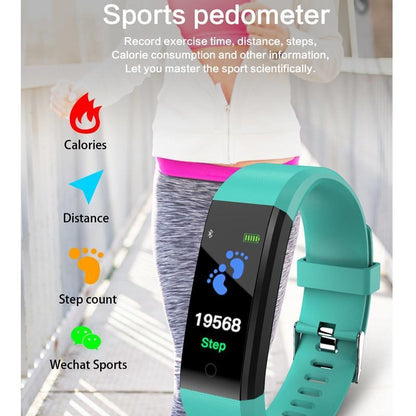 Skanto | Sport Smart Band Heart Rate Fitness Tracker Smart Bracelet Waterproof Smartband Blood Pressure Smart Bracelet Smart Watch Men