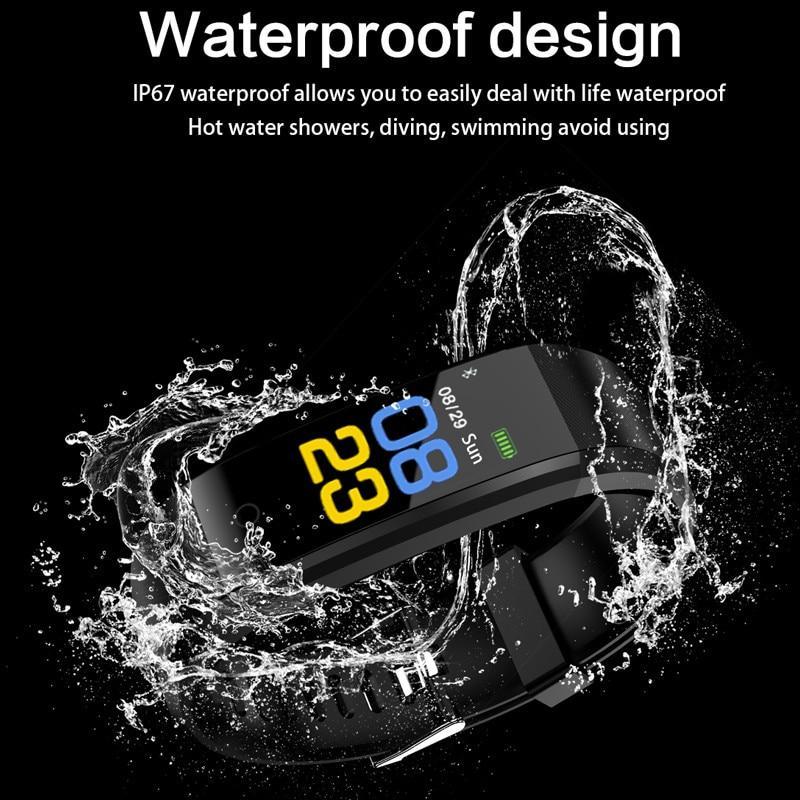 Skanto | Sport Smart Band Heart Rate Fitness Tracker Smart Bracelet Waterproof Smartband Blood Pressure Smart Bracelet Smart Watch Men