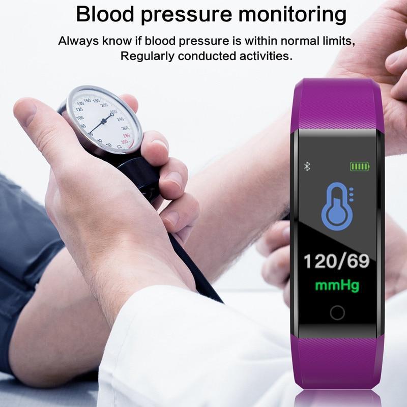 Skanto | Sport Smart Band Heart Rate Fitness Tracker Smart Bracelet Waterproof Smartband Blood Pressure Smart Bracelet Smart Watch Men