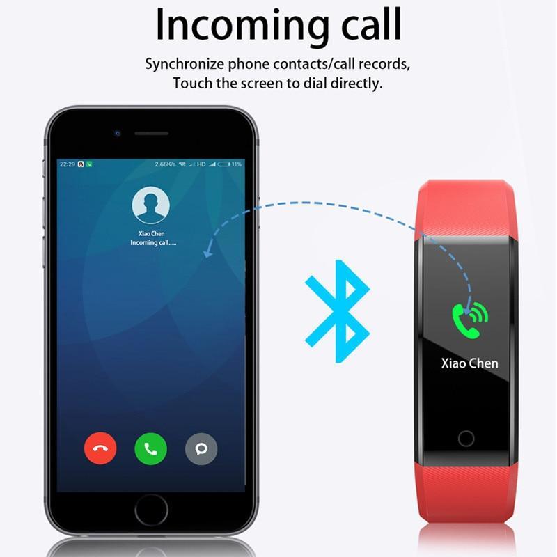 Skanto | Sport Smart Band Heart Rate Fitness Tracker Smart Bracelet Waterproof Smartband Blood Pressure Smart Bracelet Smart Watch Men