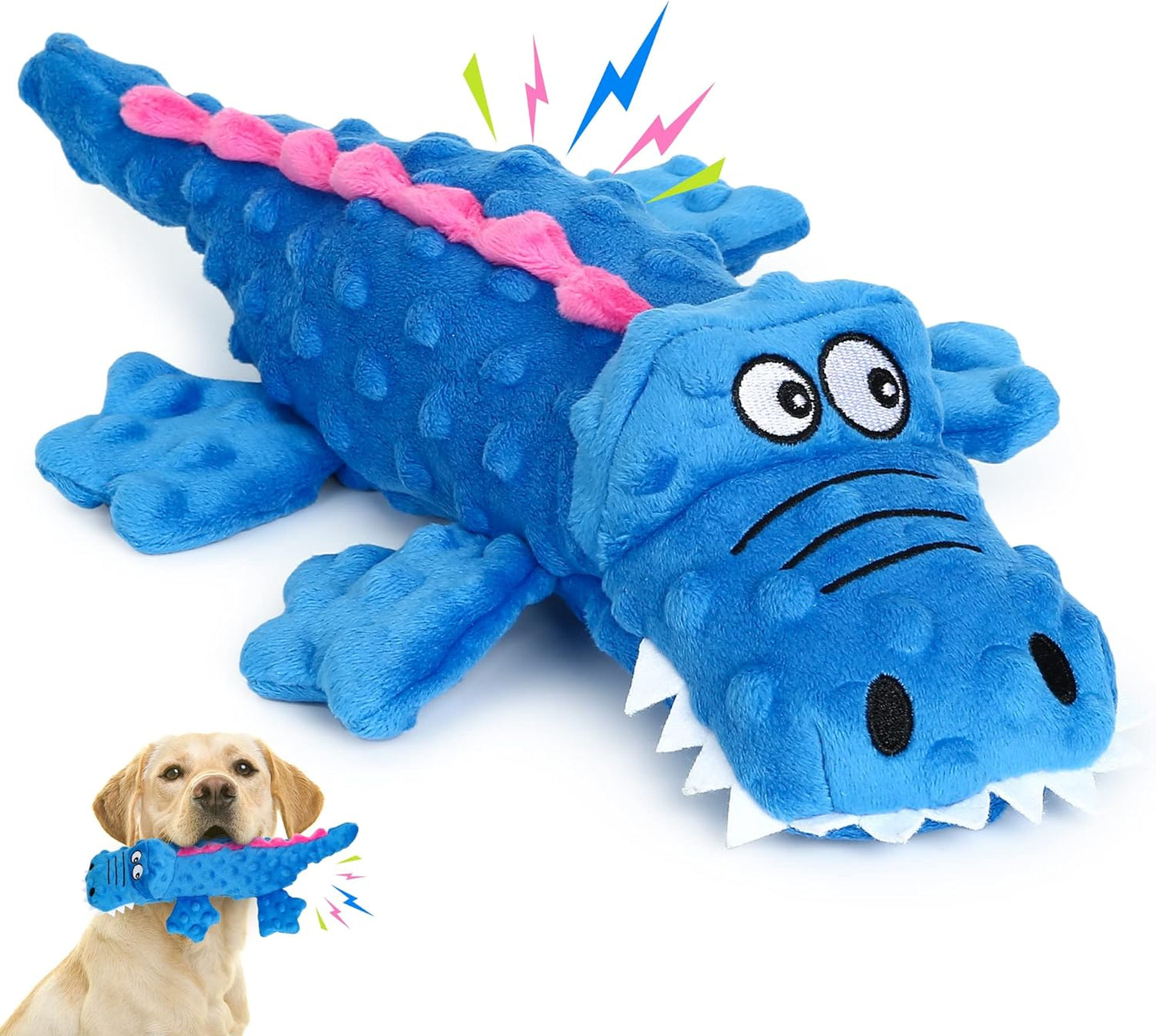 Sandsberg Crocodile Plush Toy for Aggressive Chewers 🐊