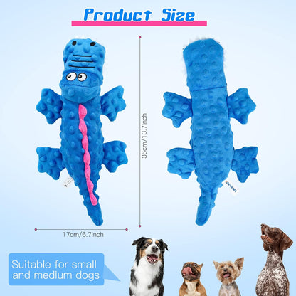 Sandsberg Crocodile Plush Toy for Aggressive Chewers 🐊