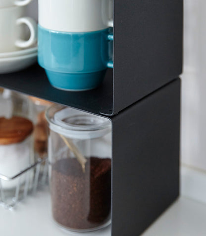 BowLift | Stackable Kitchen Shelf - Two Sizes - Steel