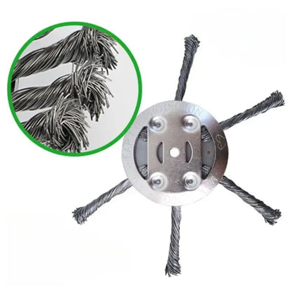 BowLift | Steel Brush Lawn Trimmer Head – Efficient Weed Remover