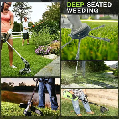 BowLift | Steel Brush Lawn Trimmer Head – Efficient Weed Remover