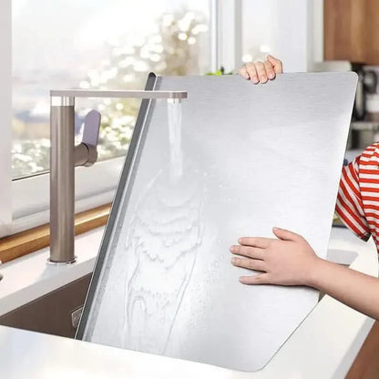 BowLift | SliceGrip Stainless Steel Cutting Board with Spill Guard