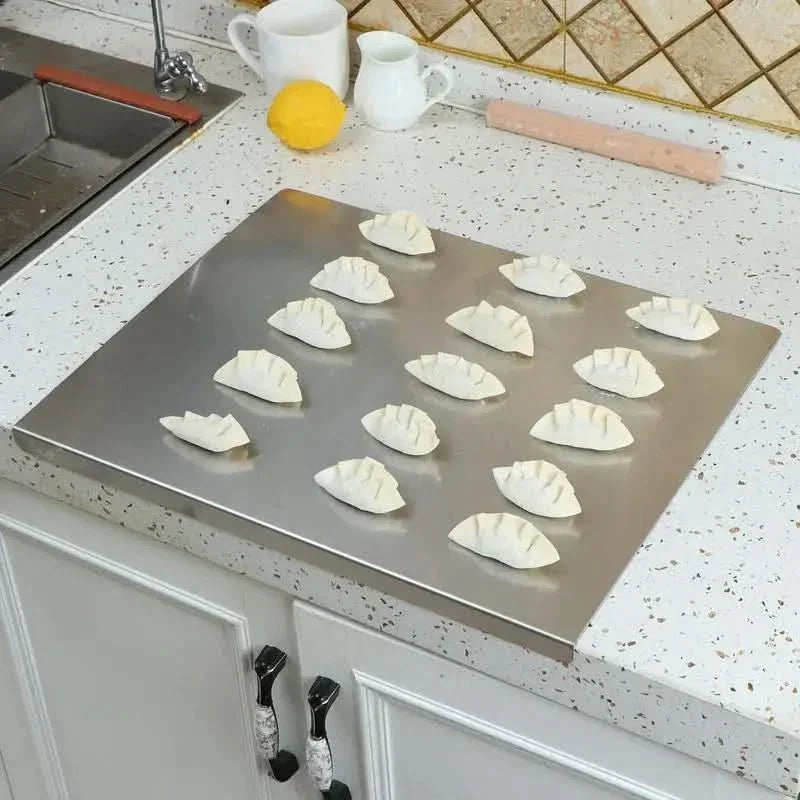 BowLift | SliceGrip Stainless Steel Cutting Board with Spill Guard
