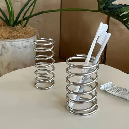 BowLift | Stainless Steel Spiral Toothbrush Holder